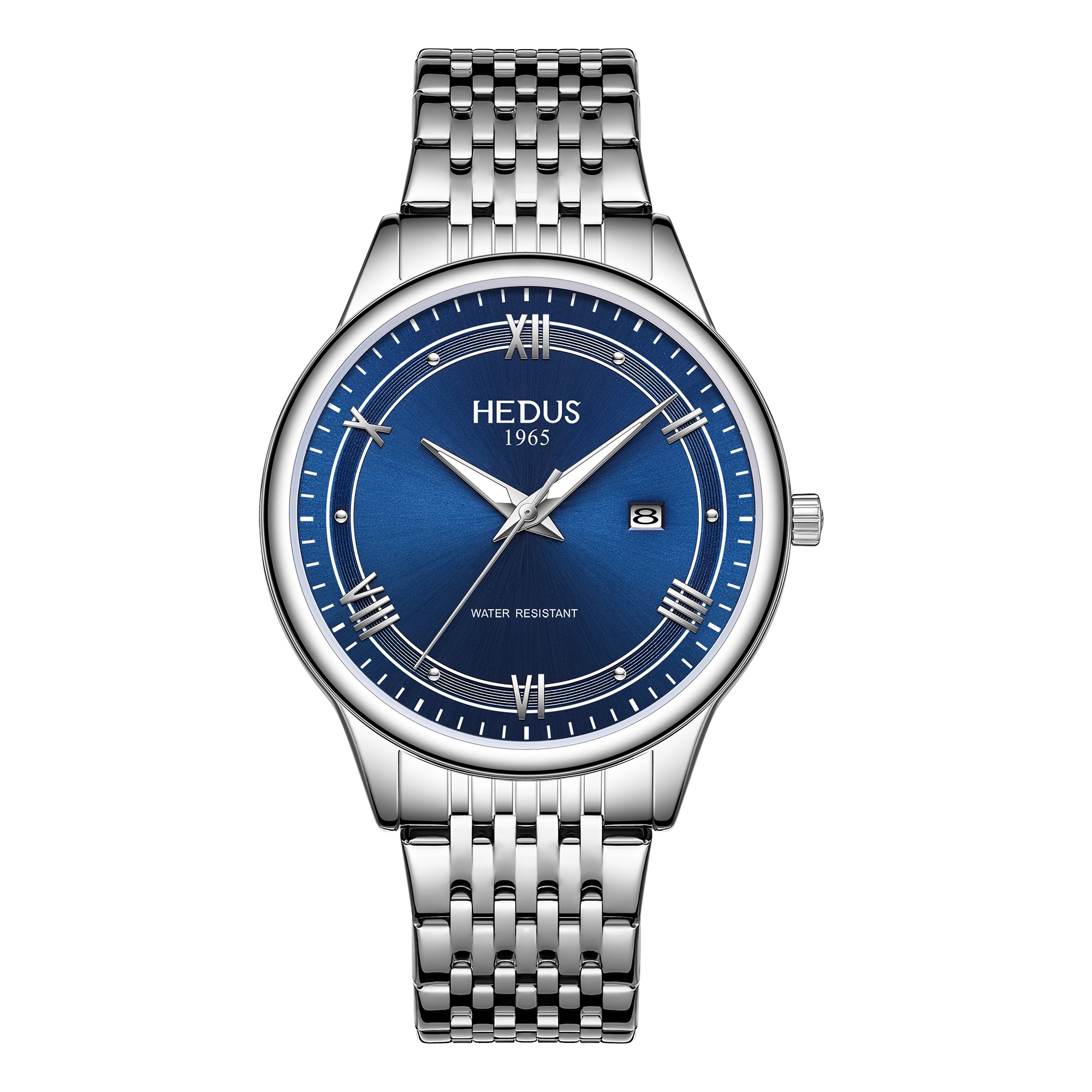 亨达时新款 蓝蝶飞系列 百搭个性防水男款腕表-L