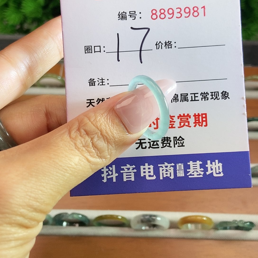 翡翠戒圈未镶嵌3981......