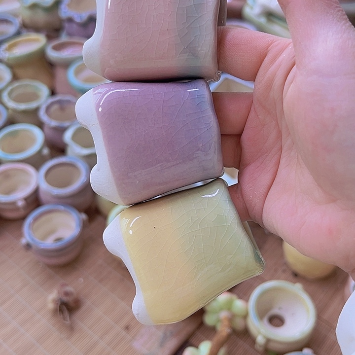 红陶陶瓷花盆当场满12包邮