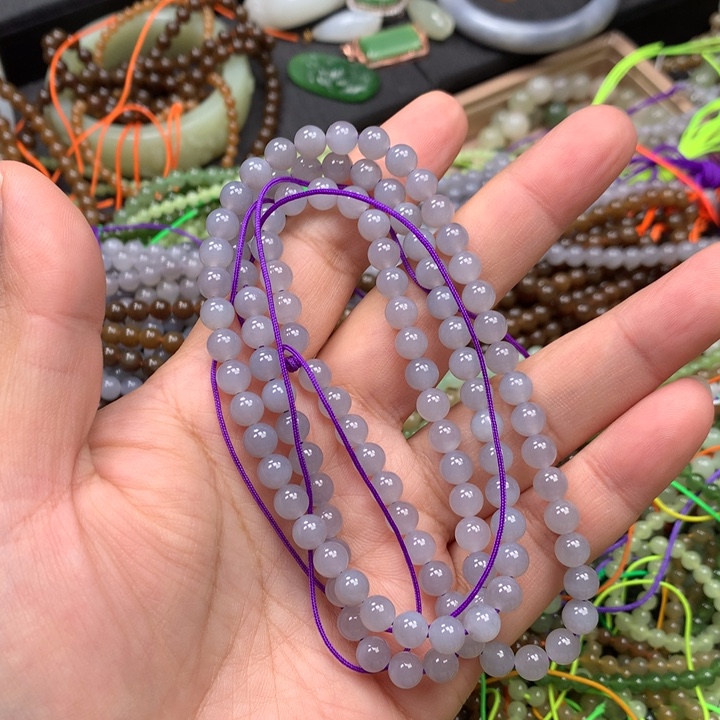 和田玉未镶嵌手链3