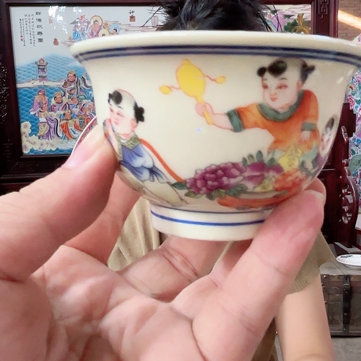 摆件景德镇高温陶瓷人物