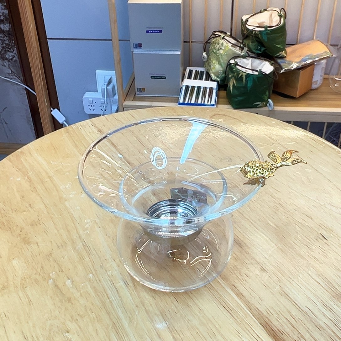 禾器金鱼茶漏不锈钢