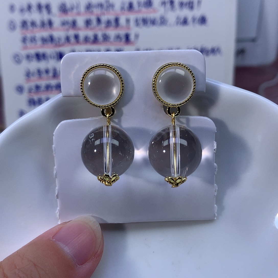 非金属合金特价耳饰4596