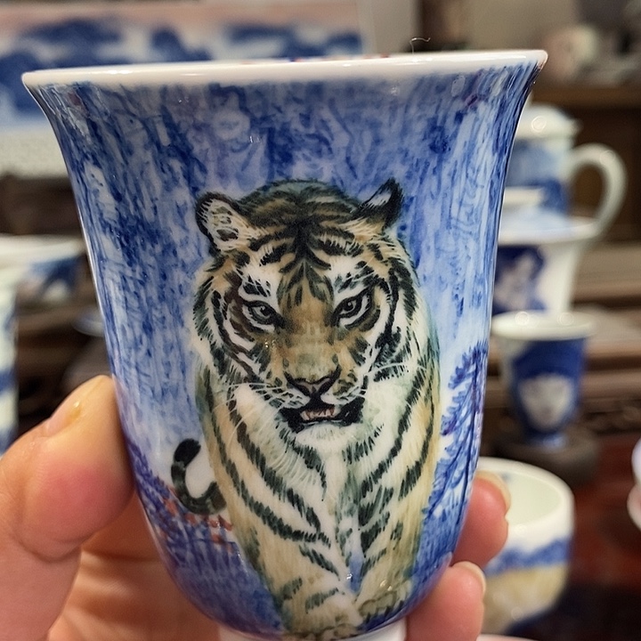 杯景德镇手工手绘陶瓷，高亮兴老师作品