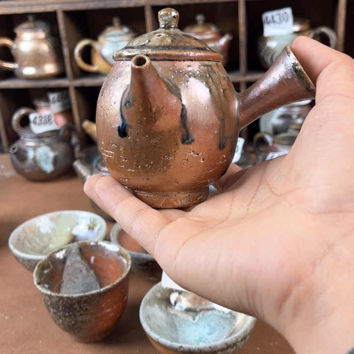 杯柴烧茶器主人壶