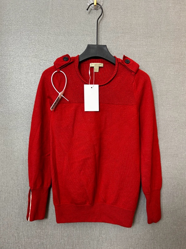 95新 BURBERRY/博柏利 红色上衣