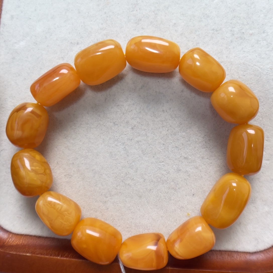 蜜蜡未镶嵌手串蜜蜡