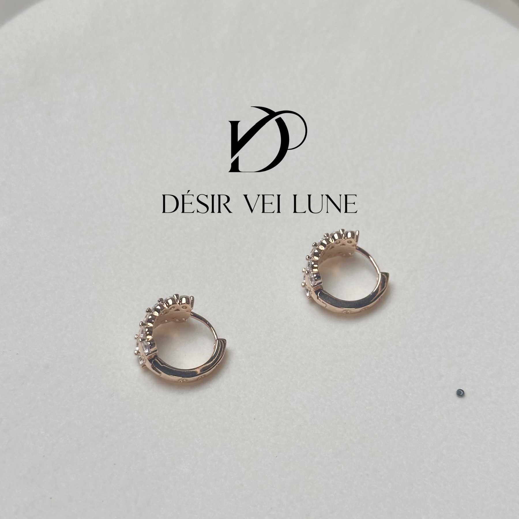 铜合金合成锆石耳饰 耳钉6265时尚可爱