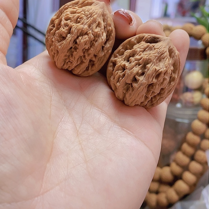 【闪购商品】文玩核桃把件33虎头迷你