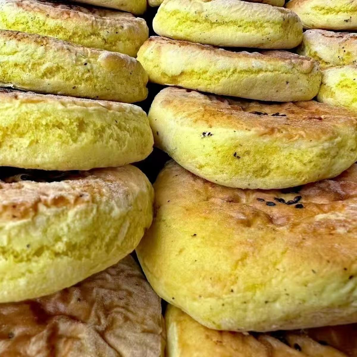 云南镇雄农二饼 手工老饼子花生芝麻饼酥麻饼 香甜酥软童年老味道