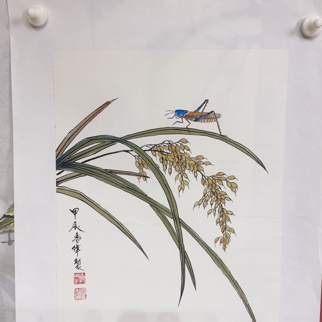 国画冯伟老师手绘作品 