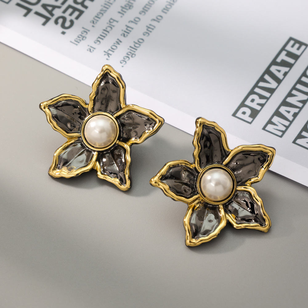 纯铜锆石耳饰 700-799时尚中古耳饰耳环耳钉耳针