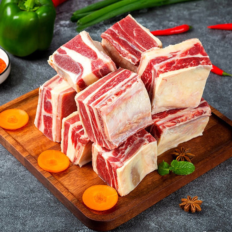 【安格斯谷饲牛肋排】谷饲安格斯牛肋排贴骨肉牛排骨原切现切5斤