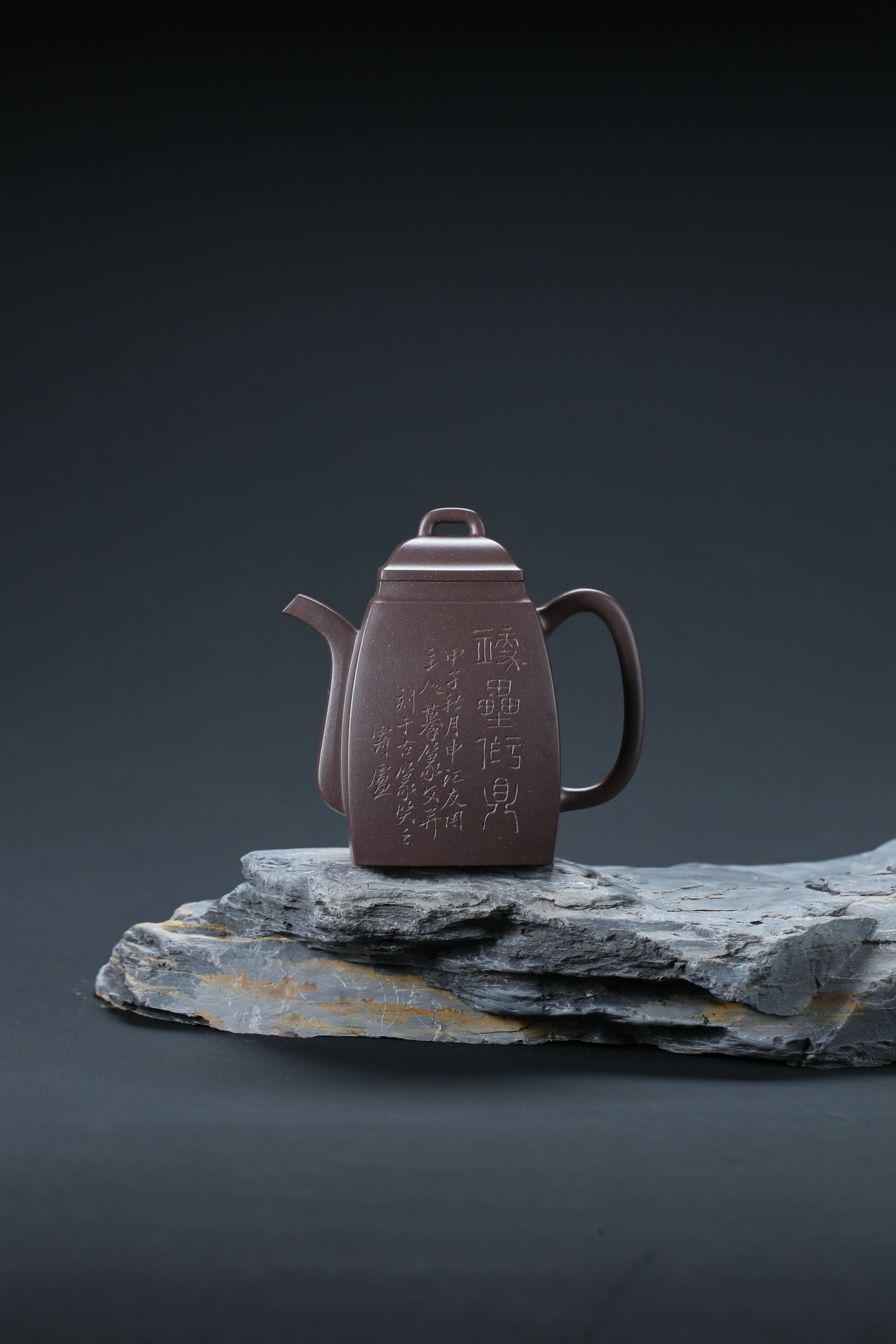 三更有梦|铁画轩汉方壶超高温天青紫200c泡茶壶