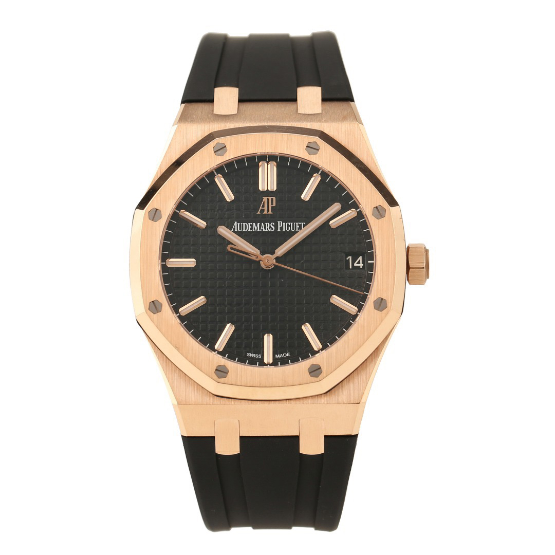 99新 AIPE/爱彼 15500OR黑胶 皇家橡树 20年6月 全套