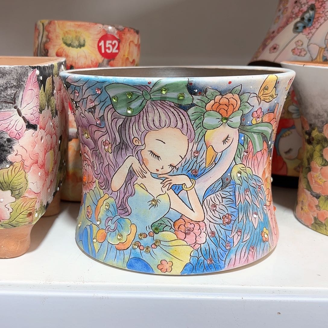 紫砂花盆手工花盆默认微瑕14/12