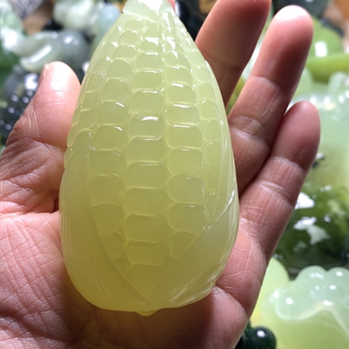 【闪购商品】合金蛇纹石玉颈饰