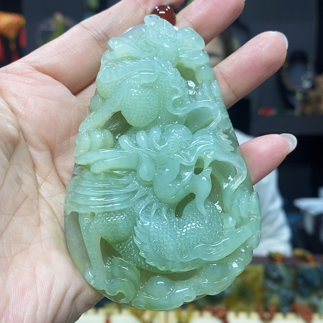 未镶嵌岫玉挂件吊坠项链