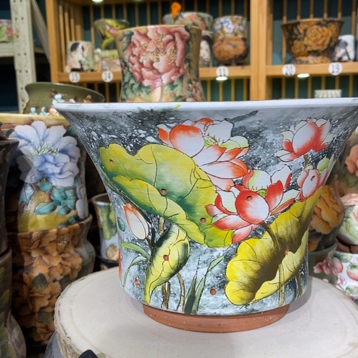 红陶景德镇艺术手绘作品