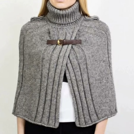 99新 GUCCI/古驰 Gucci古驰灰色斗篷M码/E50260