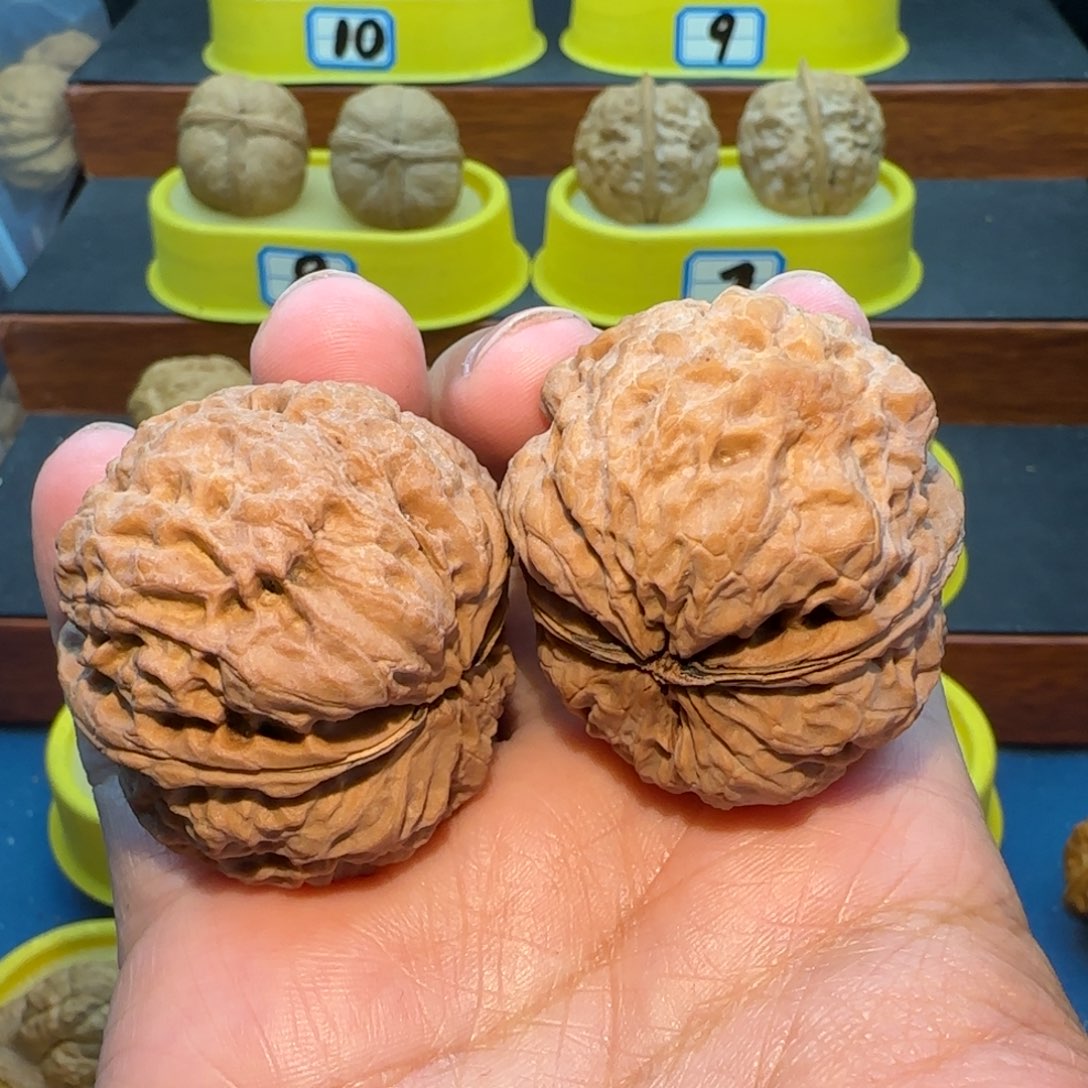 世***界把件桃核蟾王核桃