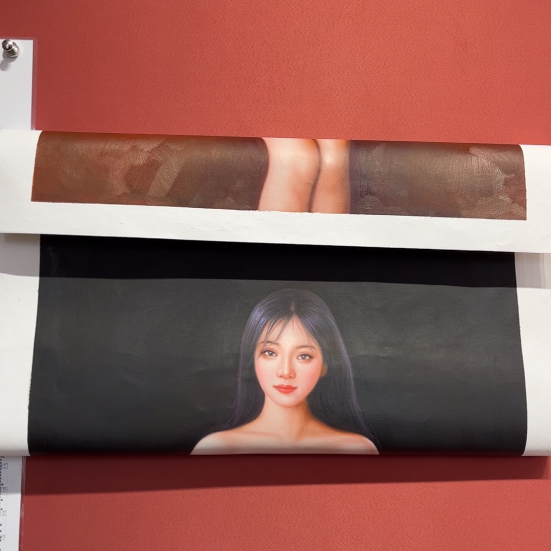 油画琴**叠刘文桂油画作品