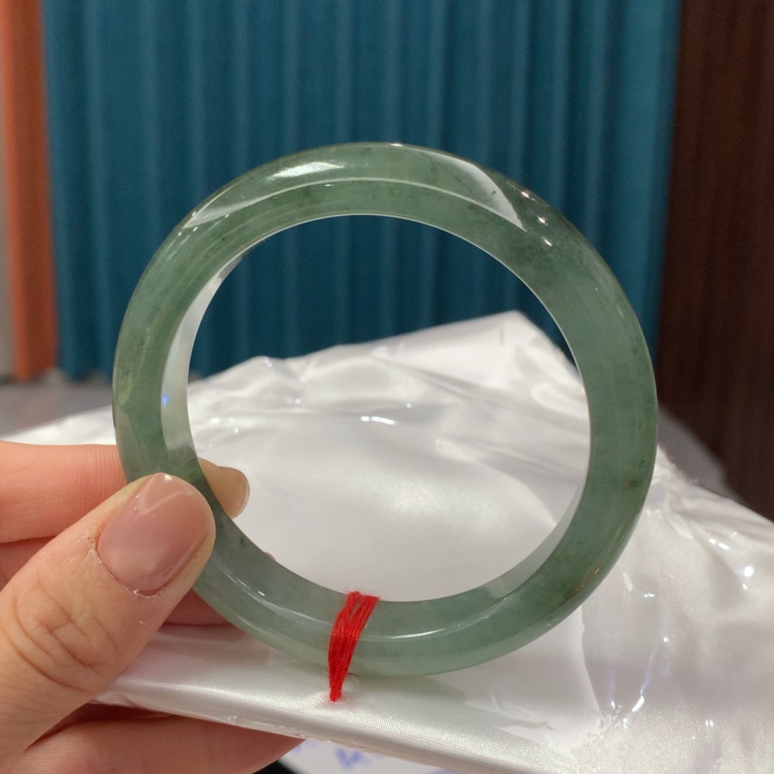 未镶嵌手镯翡翠完美者慎拍 圈口59.7