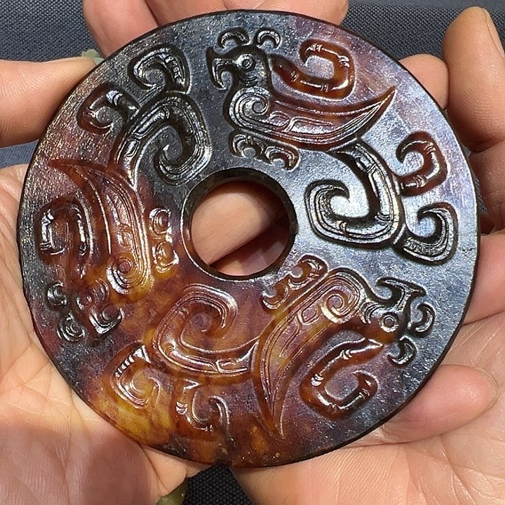 和田玉（糖玉）挂件／把件未镶嵌古**品