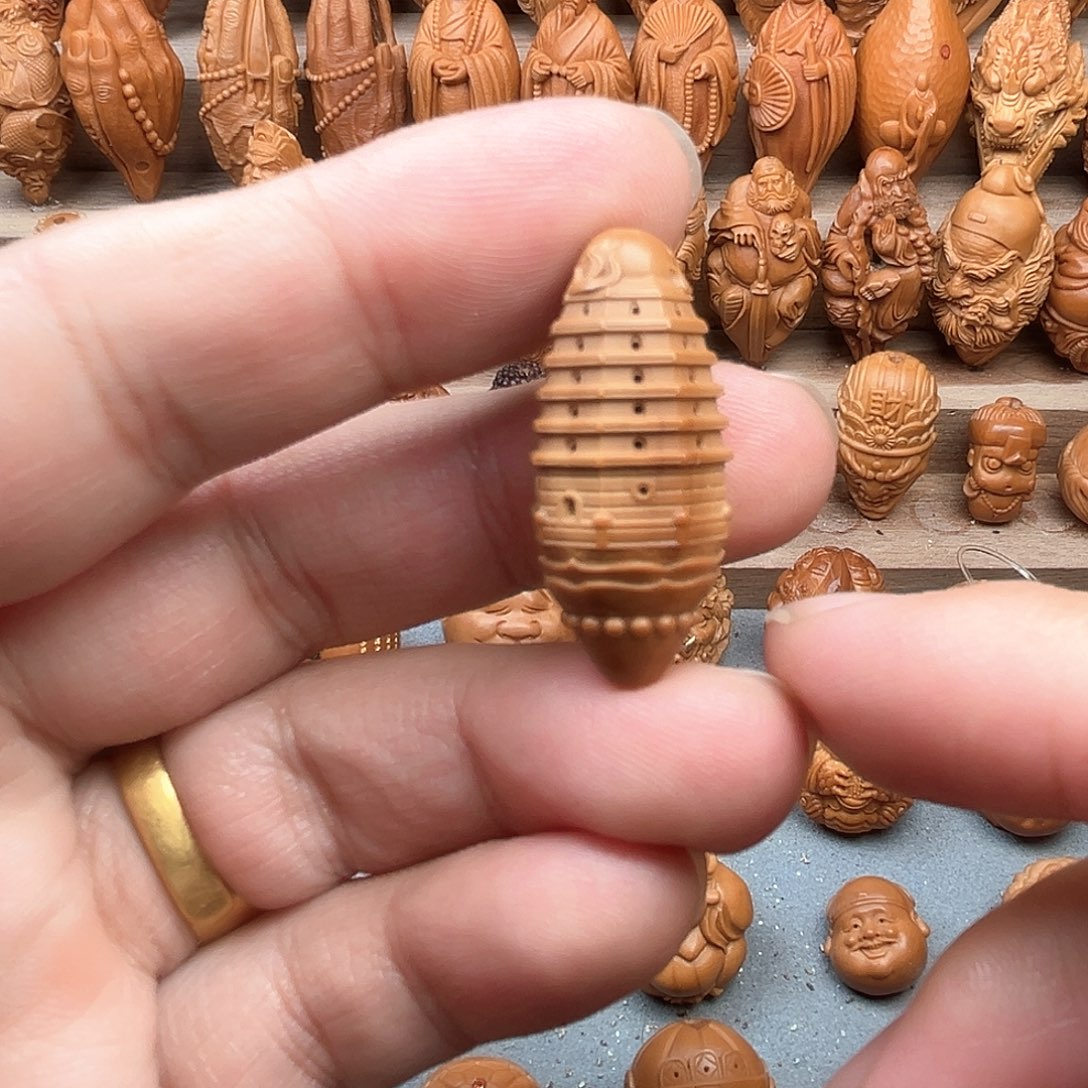 橄榄核吊坠15宝塔福利