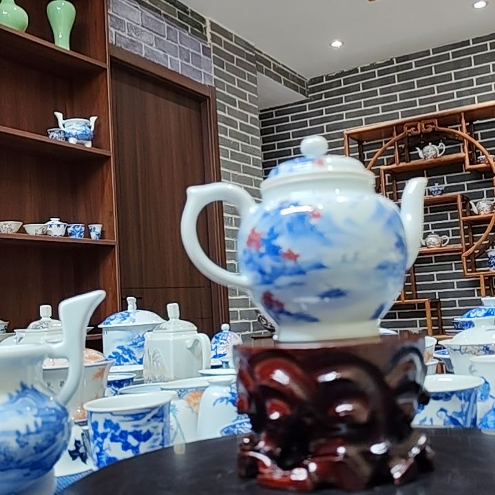 摆件景德镇陶瓷茶具套装