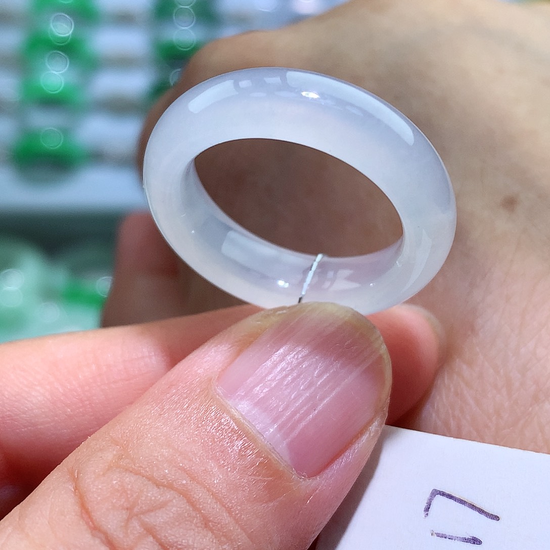 翡翠戒指未镶嵌17号