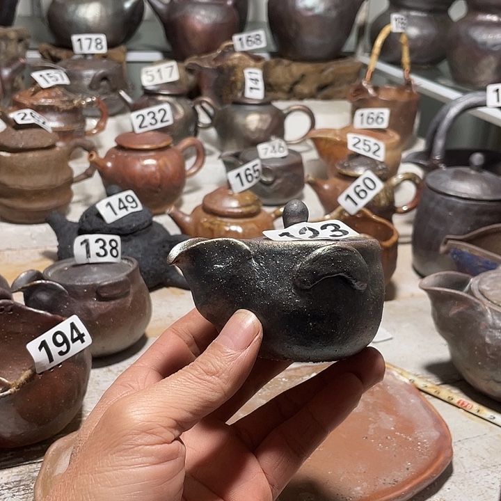 纯手工柴烧茶具精品