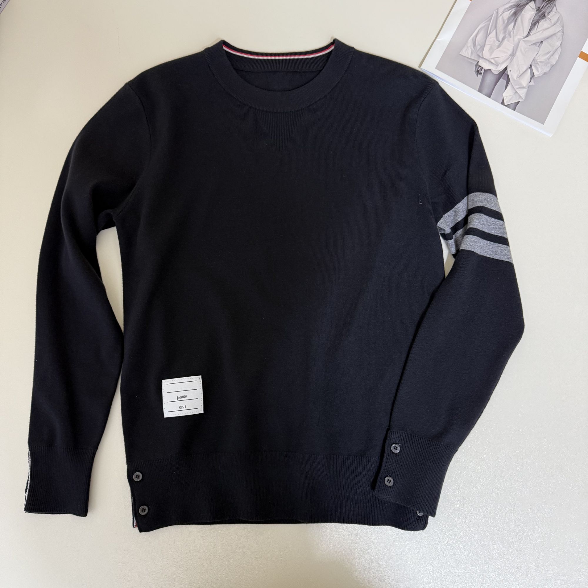 针织衫上衣净版款修身时尚潮流男女同款