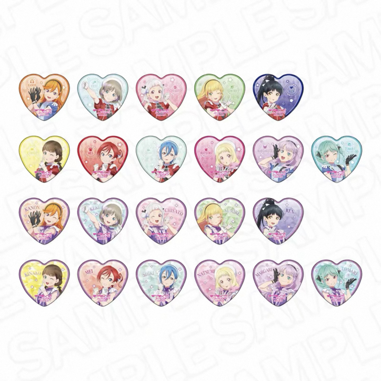 【LoveLive】Liella原宿快闪心吧唧Dazzling Game徽章