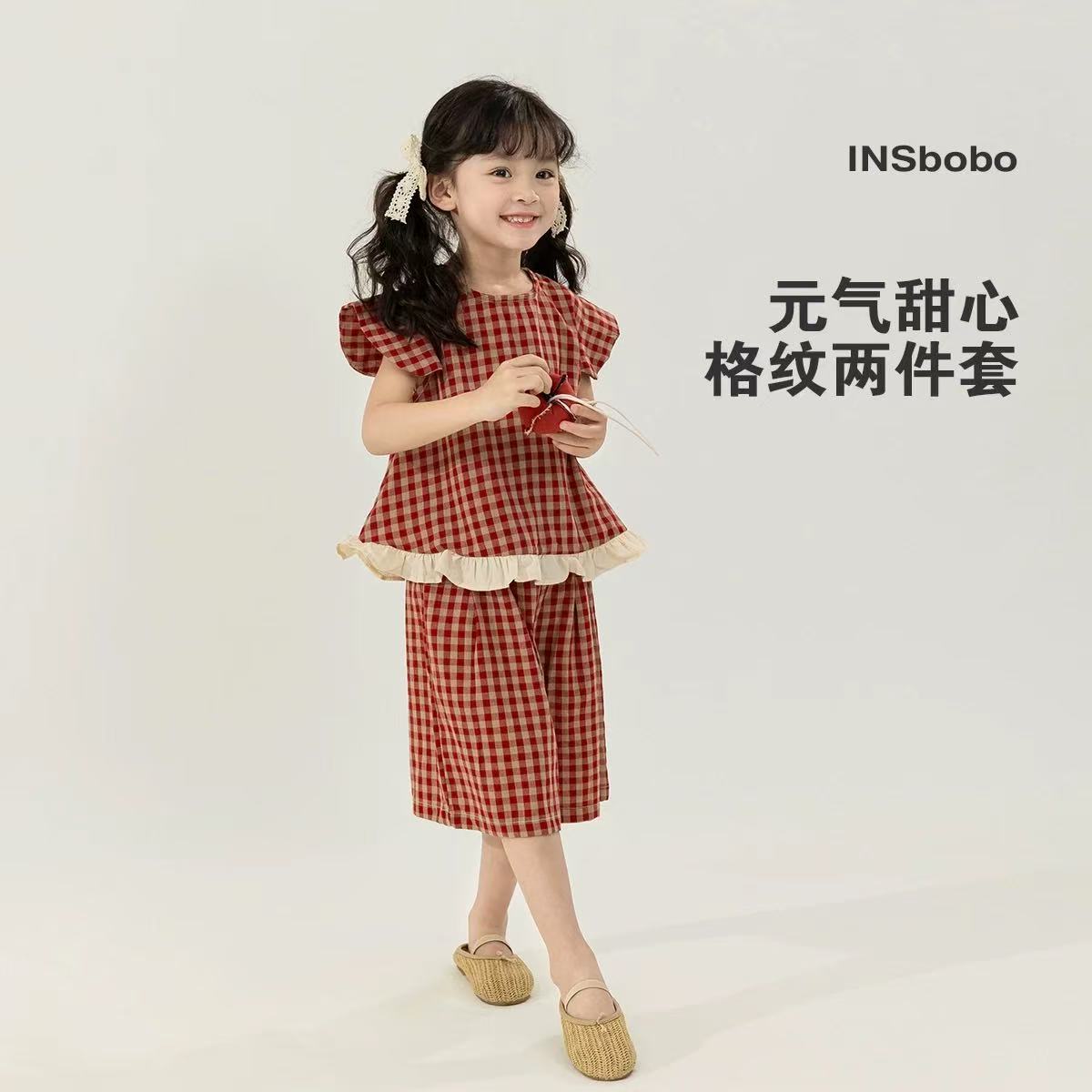 女童夏装套装童装女洋气时髦套装儿童夏装2025新款小女孩夏季衣服