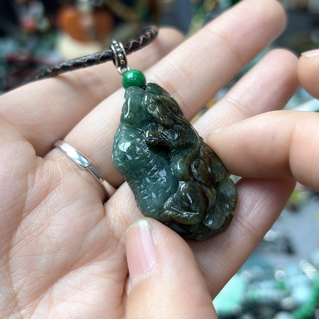 翡翠手链未镶嵌炸