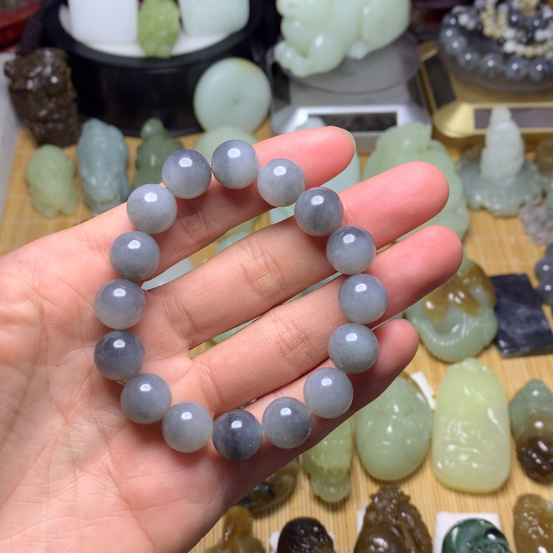 和田玉手串未镶嵌