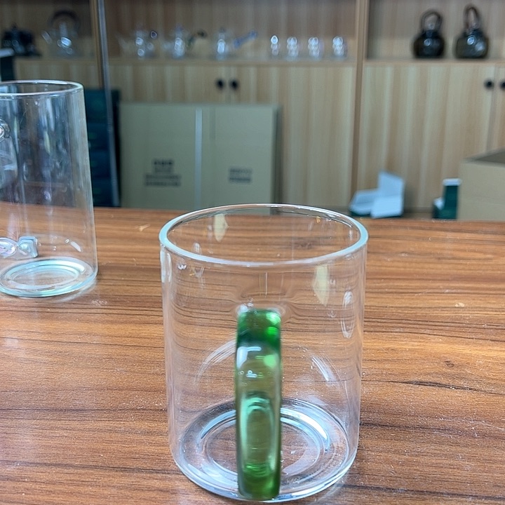 加厚底绿茶杯两只装