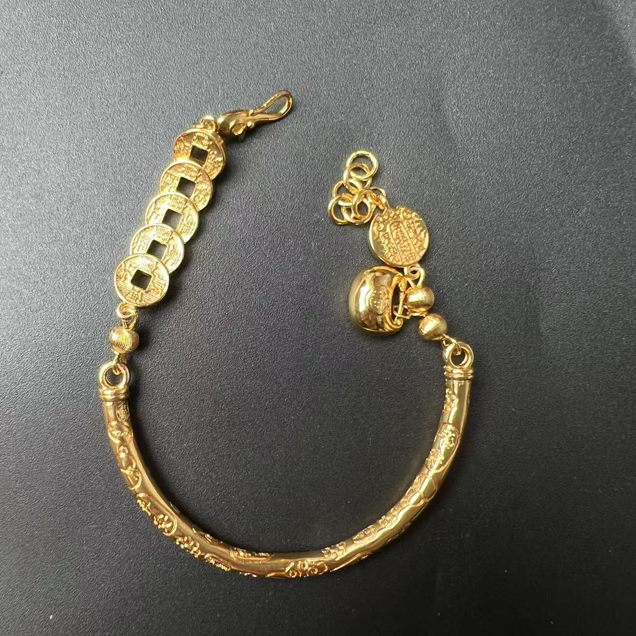 J0026 葫芦五帝钱精品手链