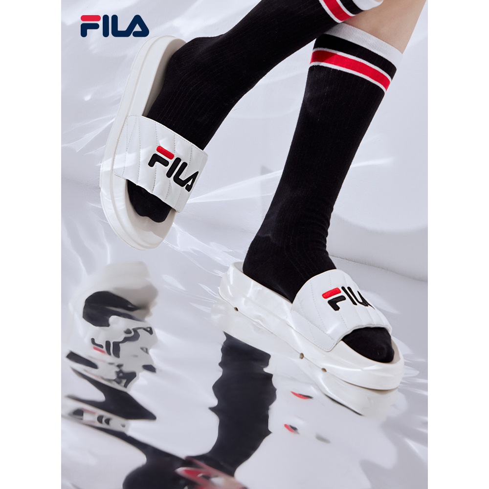 斐乐/女子鞋运动拖鞋夏厚底凉拖沙滩鞋F12W226504F