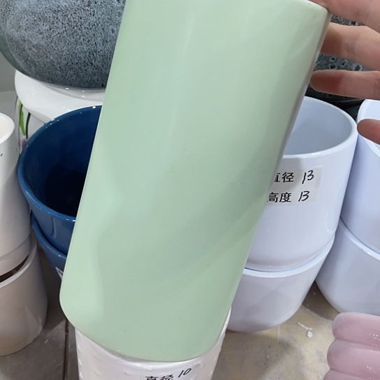 多肉绿植陶瓷花盆9.9包邮，有孔