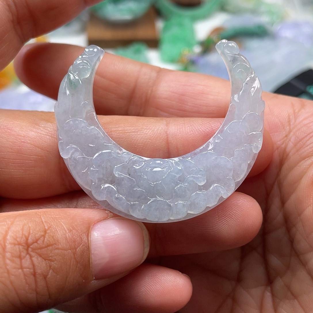 颈饰未镶嵌翡翠翡玉缘翡翠