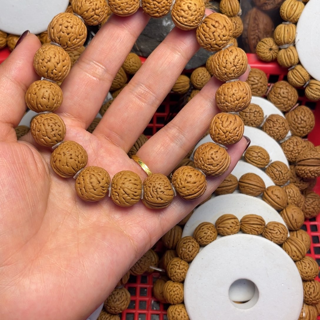 桃木桃核手串15+磨盘