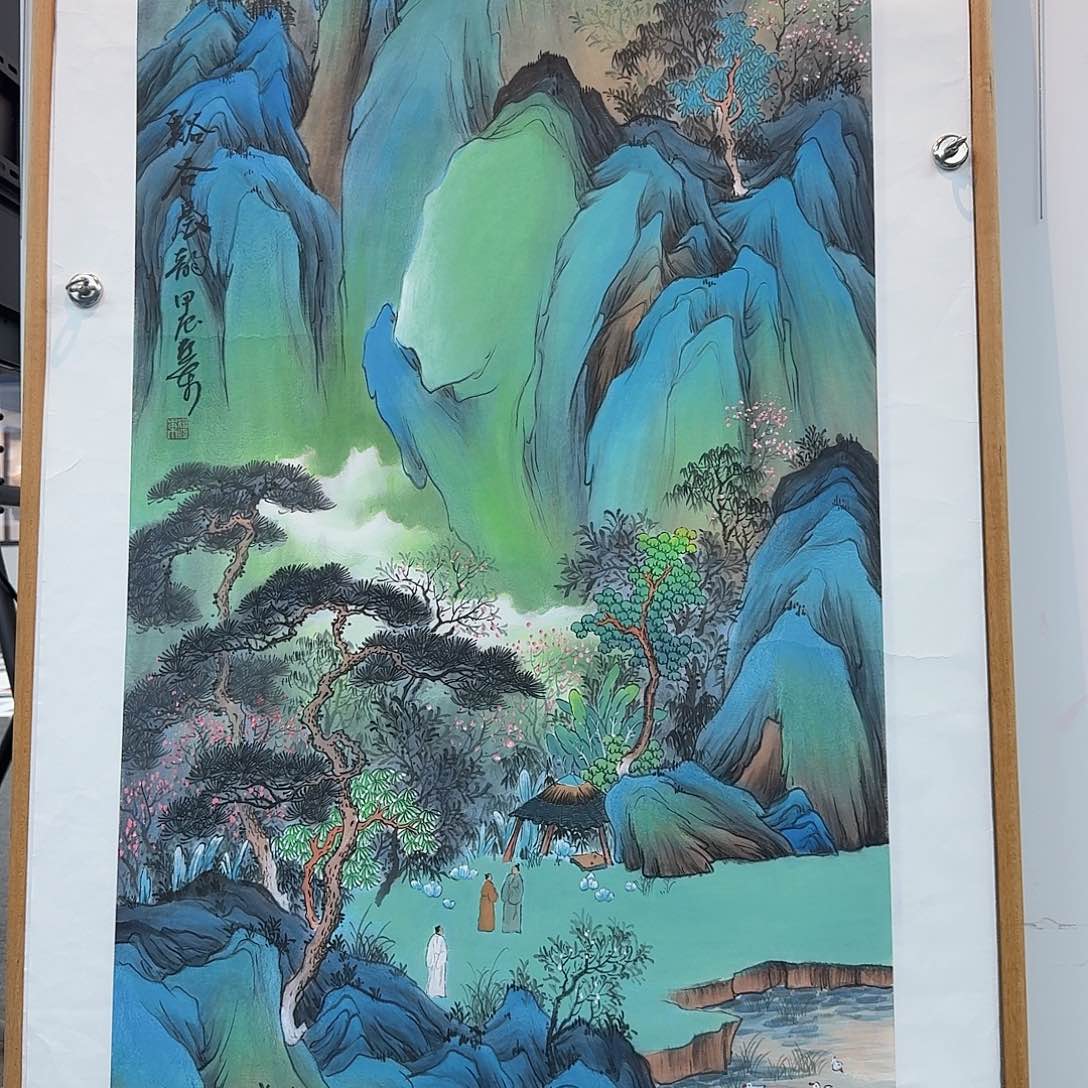 国画多次参加国内外大型