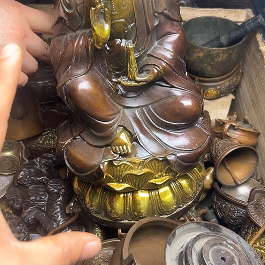 铜制工艺把玩摆件