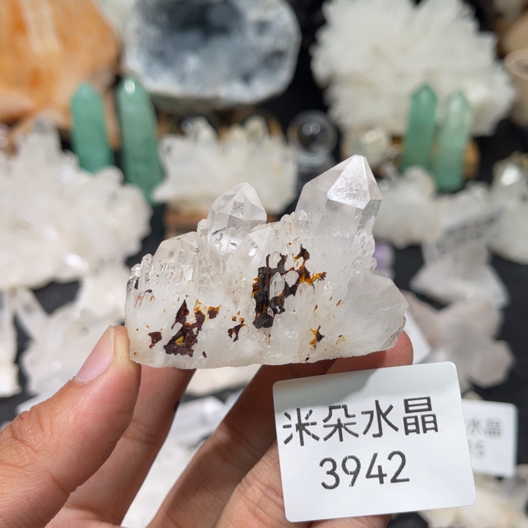 未镶嵌水晶珠宝半成品