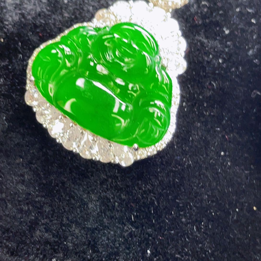 翡翠吊坠(不含链)未镶嵌