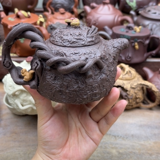 茶壶紫砂画*风紫砂茶具礼盒