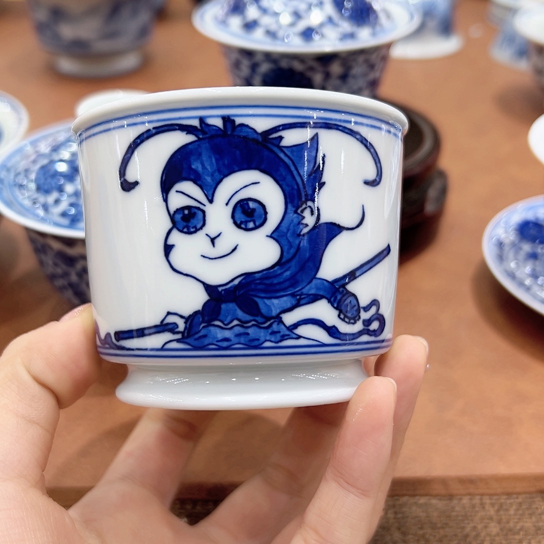 S****n正宗景德镇写意单杯