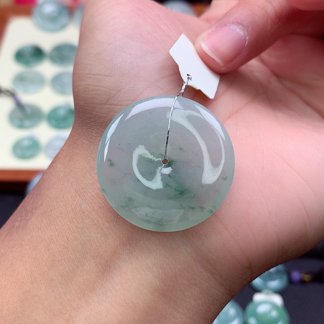 颈饰未镶嵌翡翠23 尺寸31.7-5.4